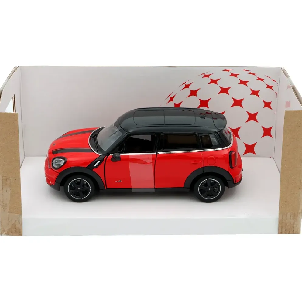 MINI Cooper S Countryman - Röd / Svart - Rastar - 1:24