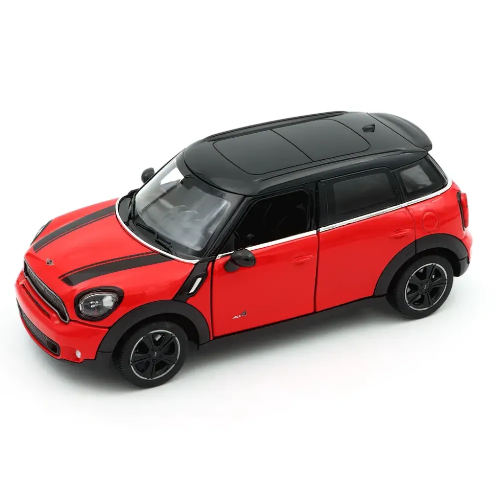MINI Cooper S Countryman - Röd / Svart - Rastar - 1:24
