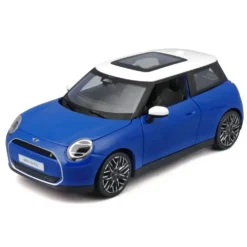 Mini Cooper SE (J01) - Blå / Vit - 2024 - Maisto - 1:24