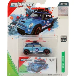 Mini Cooper S - Ljusblå - Mini Deluxe Cars - Majorette