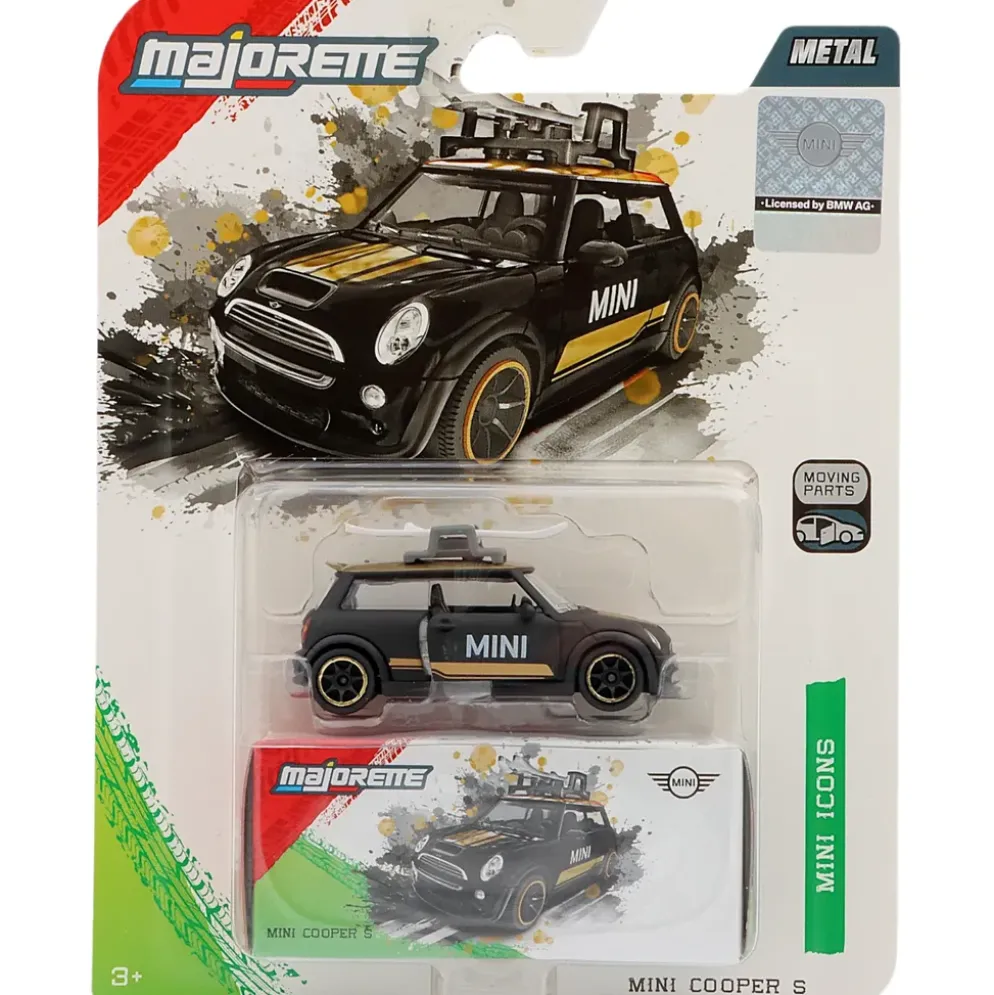 Mini Cooper S - Mattsvart - Mini Deluxe Cars - Majorette