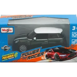 Mini - Grön - Pullback - Power Racer - Maisto - 10 cm