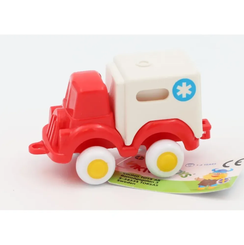 Miniknubbis - Ambulans - Viking Toys - Röd