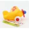 Miniknubbis - Propellerflygplan - Viking Toys - Gul med tryck