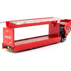 Mitsubishi Fuso Super Great Coca-Cola Santa Truck - Röd - Tarmac Works - 1:64