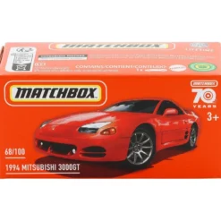 1994 Mitsubishi 3000GT - Röd - Power Grab - Matchbox