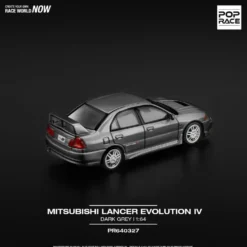 Mitsubishi Lancer Evolution IV - Grå - 327 - Pop Race - 1:64