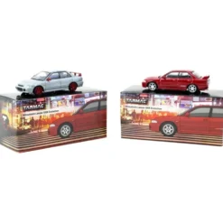 Mitsubishi Lancer GSR Evolution - Röd - Tarmac Works - 1:64