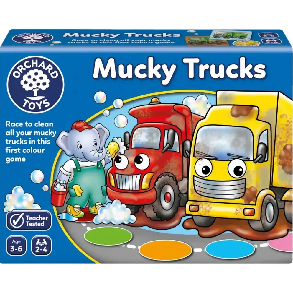 Mucky Trucks - Färgspel - Orchard Toys