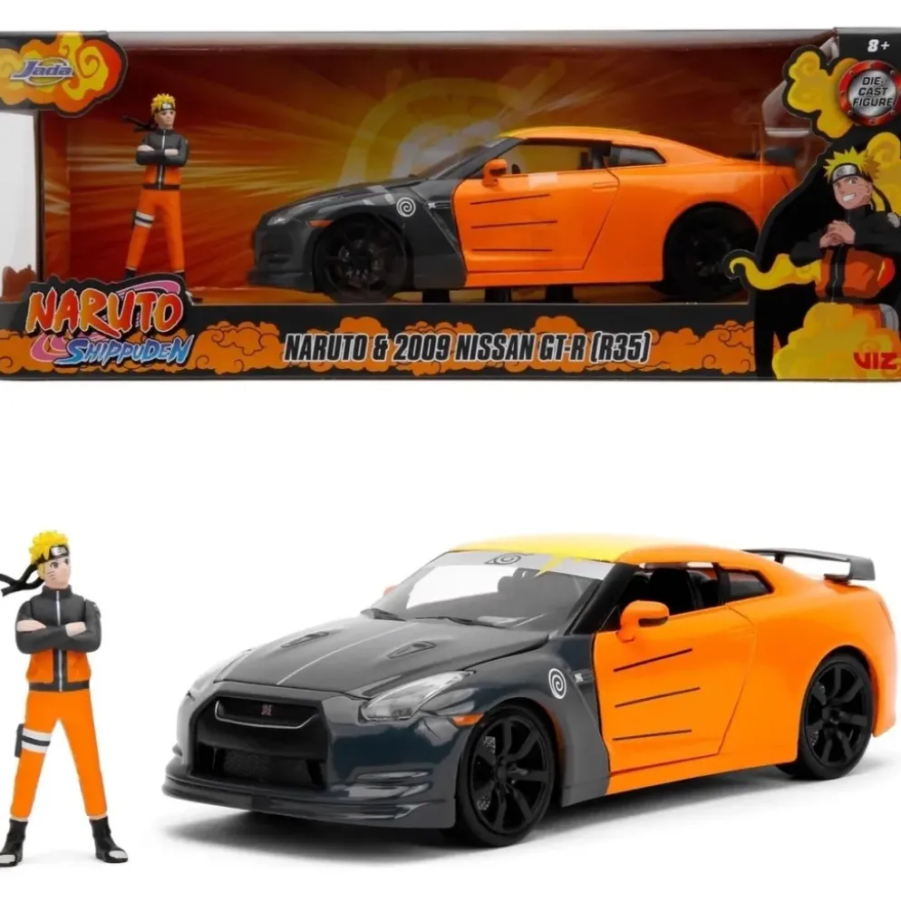 Naruto & 2009 Nissan GT-R (R35) - Naruto - Jada Toys - 1:24