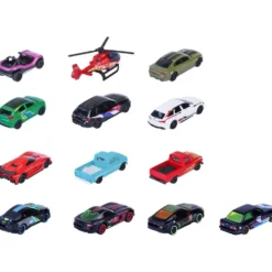 Neon Racers - Storpack med 13 bilar - Majorette
