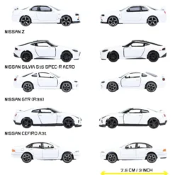 Nissan Giftpack med fem leksaksbilar - Majorette
