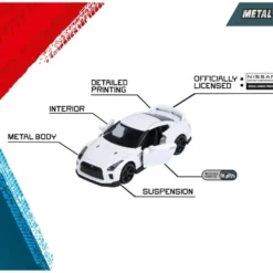 Nissan Giftpack med fem leksaksbilar - Majorette