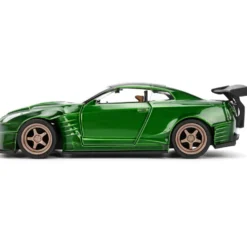 2009 Nissan GT-R (R35) Ben Sopra - Grön - Pink Slips - Jada - 13 cm
