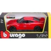 2017 Nissan GT-R - Röd - Bburago - 1:24