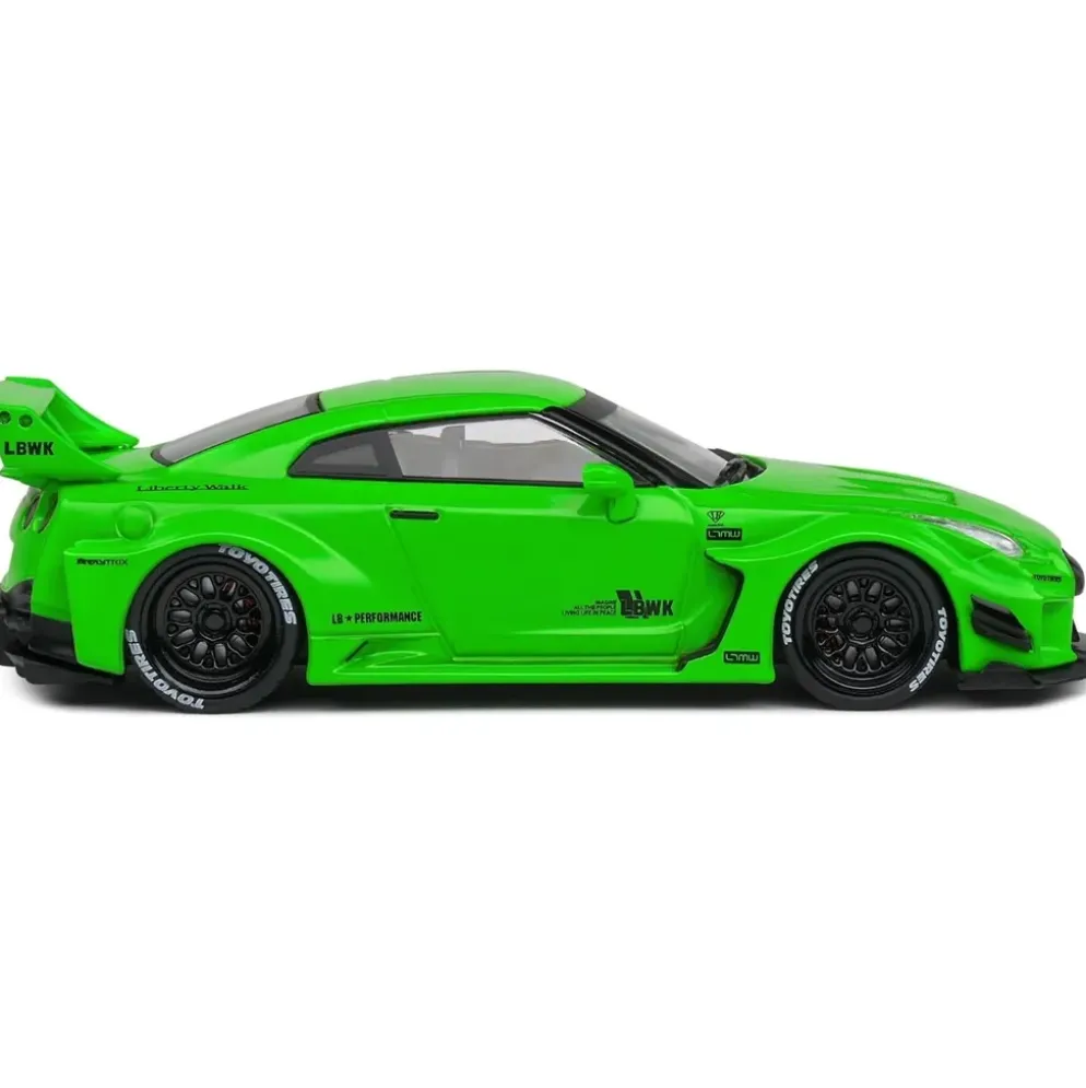 Nissan GT-R (R35) LB Work Silhouette - Grön - Solido - 1:43