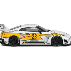 Nissan GT-R (R35) LWBK - 2019 - Vit / Gul - Solido - 1:43