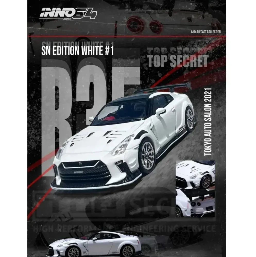 Nissan GT-R (R35) Top Secret Tokyo 2021 - Inno64 - 1:64