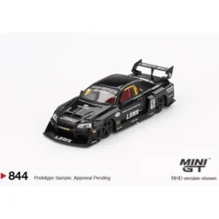 Nissan LB-ER34 Super Silhouette Skyline Black Mini GT - 1:64