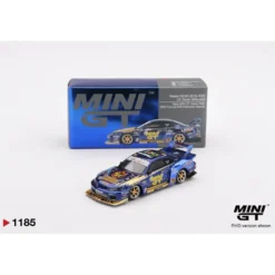 Nissan LB-Super Silhouette S15 SILVIA #555 Team MINI GT Liberty Walk 2025 Formula Drift Halloween Special - Blå - 1185 - Mini GT - 1:64
