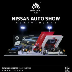 Nissan - Mässmonter - LED-belysning - 1:64