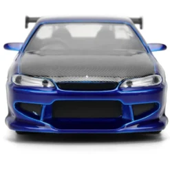 2001 Nissan Silvia (S15) - Blå - Pink Slips - Jada - 13 cm