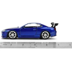 2001 Nissan Silvia (S15) - Blå - Pink Slips - Jada - 13 cm