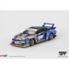 Nissan Silvia (S15) LB-Super Silhouette #555 Team MINI GT Liberty Walk 2025 Formula Drift - Blå - 1157 - Mini GT - 1:64