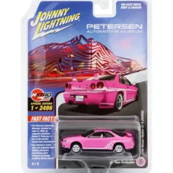 2000 Nissan Skyline GT-R (BNR34) Rosa Johnny Lightning 1:64