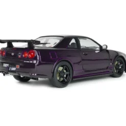 Nissan Skyline GT-R (BNR34) Z-Tune - Lila - 1999 - Solido - 1:18