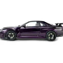 Nissan Skyline GT-R (BNR34) Z-Tune - Lila - 1999 - Solido - 1:18