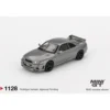 Nissan Skyline GT-R Dark Metal Gray (NISMO BCNR33 CRS Version) - Grå - 1128 - Mini GT - 1:64