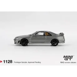 Nissan Skyline GT-R Dark Metal Gray (NISMO BCNR33 CRS Version) - Grå - 1128 - Mini GT - 1:64