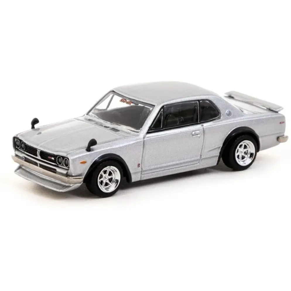Nissan Skyline 2000GT-R (KPGC10) - Silver - Tarmac - 1:64