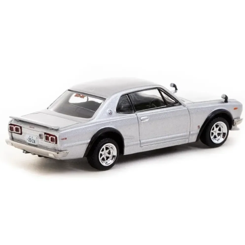 Nissan Skyline 2000GT-R (KPGC10) - Silver - Tarmac - 1:64