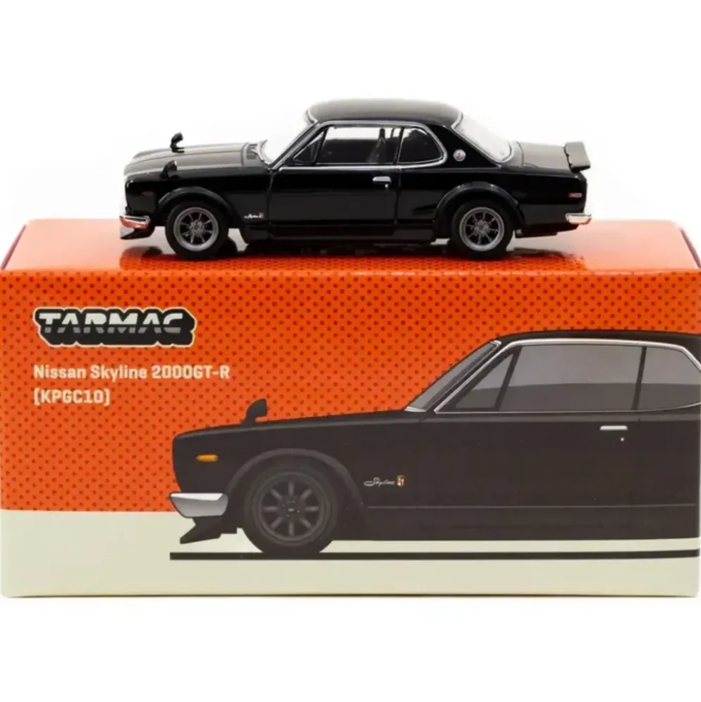 Nissan Skyline 2000GT-R (KPGC10) - Svart - Tarmac - 1:64