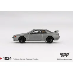 Nissan Skyline GT-R (NISMO BNR32 CRS Version) Dark Metal Gray - Grå - 1024 - Mini GT - 1:64