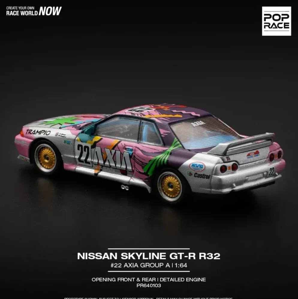 Nissan Skyline GT-R R32 #22 Axia Group A - 103 - Pop Race - 1:64