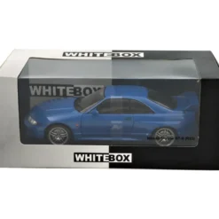 Nissan Skyline GT-R (R33) - 1997 - Blå - WhiteBox - 1:24