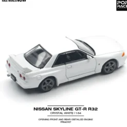 Nissan Skyline GT-R (R32) - Crystal White - 157 - Pop Race