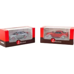 Nissan Skyline GT-R - Röd + Chase - J-Collection / Tarmac - 1:64