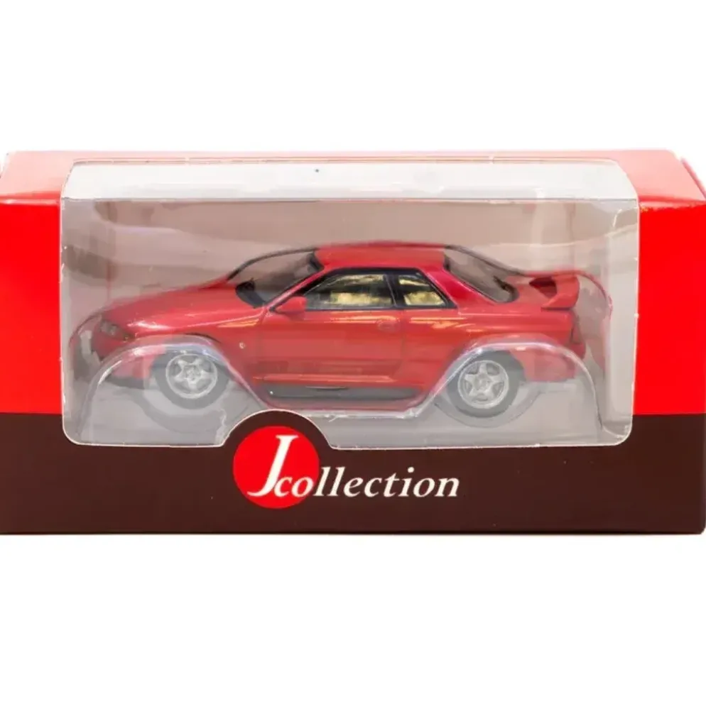 Nissan Skyline GT-R - Röd + Chase - J-Collection / Tarmac - 1:64