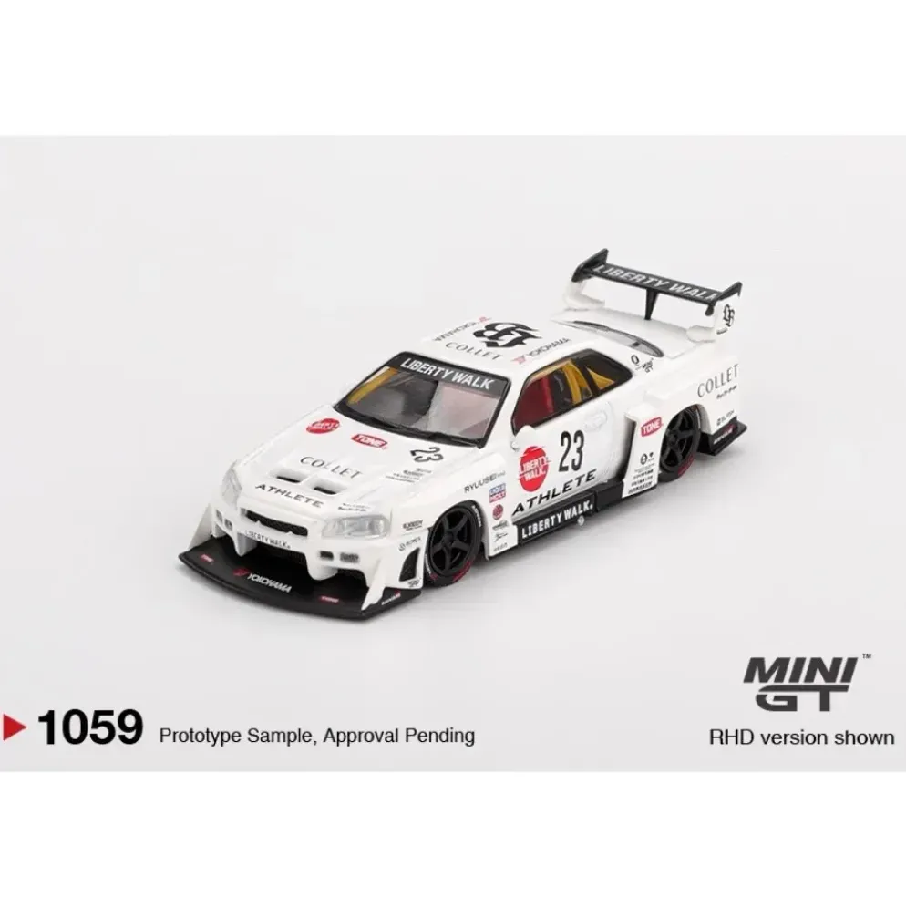 Nissan Skyline GT-R (R34) LB-ER34 Super Silhouette - 1059 - Mini GT