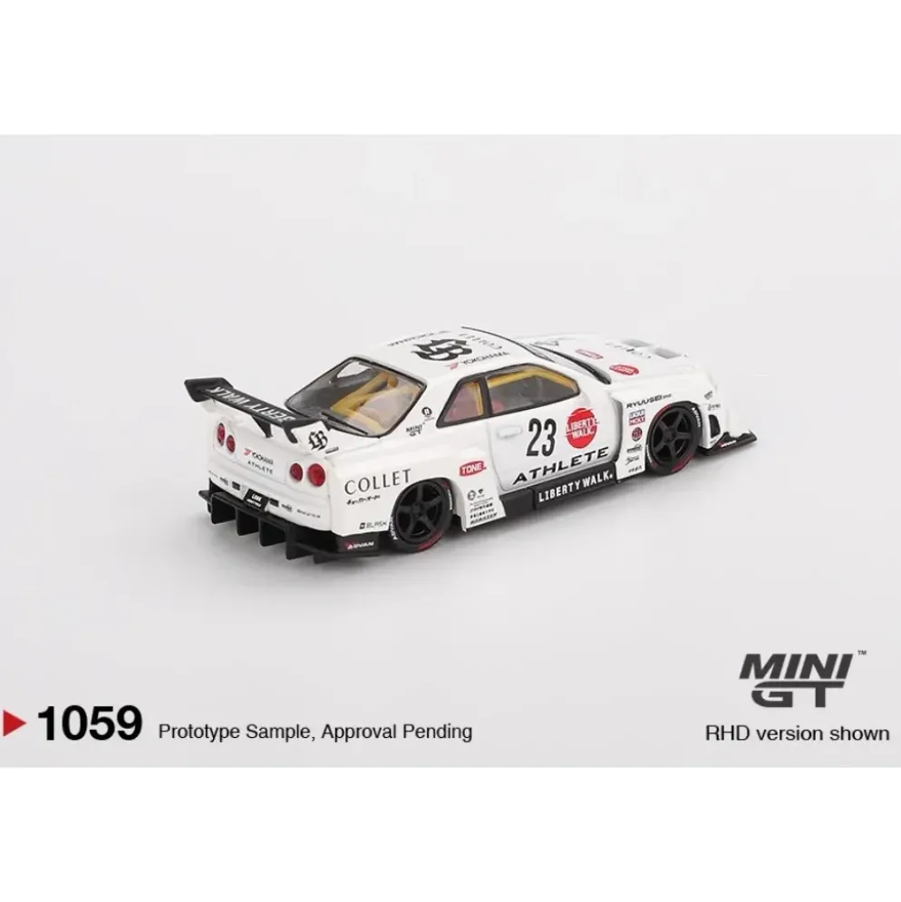Nissan Skyline GT-R (R34) LB-ER34 Super Silhouette - 1059 - Mini GT