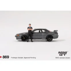 Nissan Skyline GT-R (R32) - Tsugio Matsuda - 869 - Mini GT