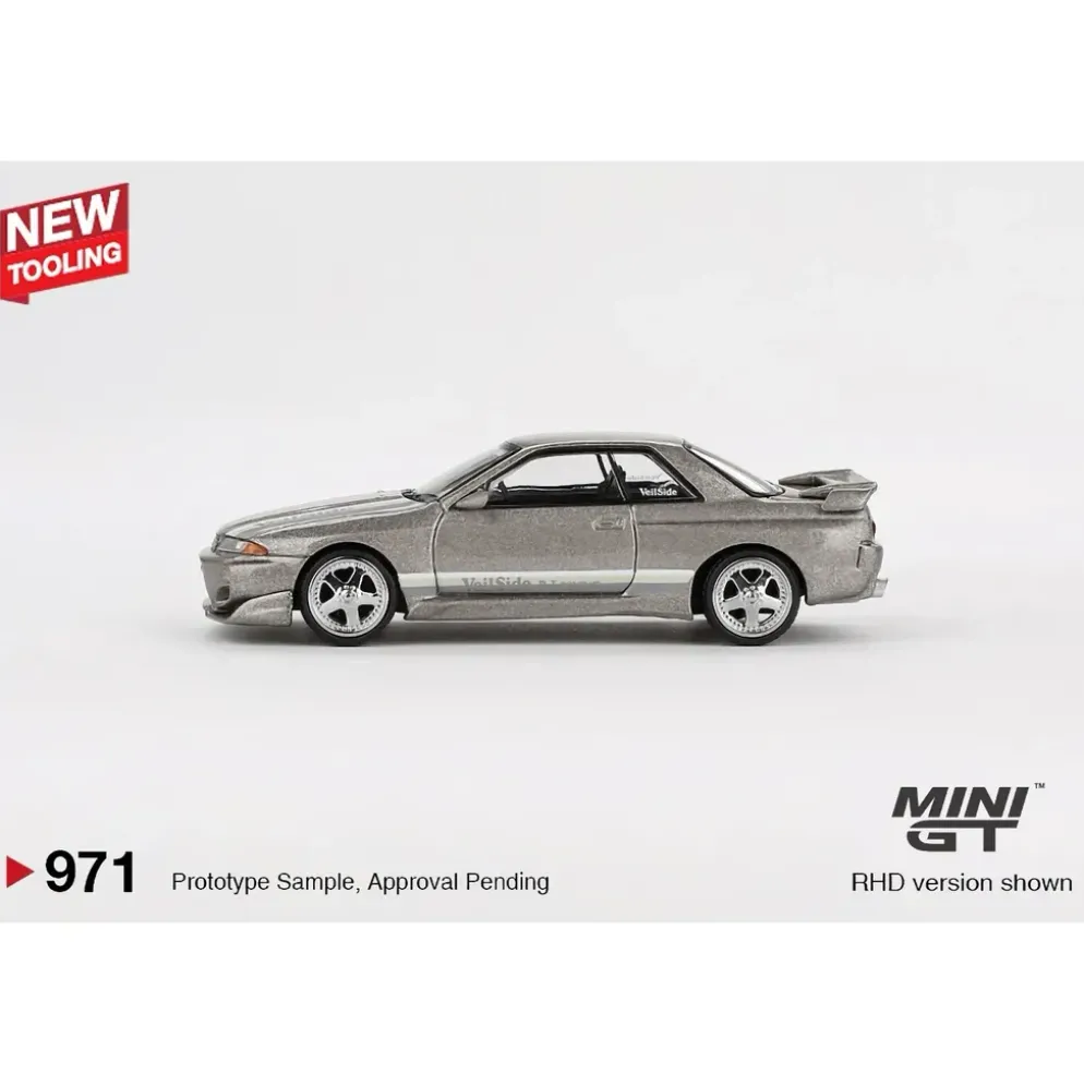 Nissan Skyline GT-R (R32) Veilside Combat C-I Veilside Combat Grey - Blister - 971 - Mini GT - 1:64