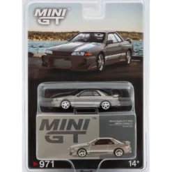 Nissan Skyline GT-R (R32) Veilside Combat C-I Veilside Combat Grey - Blister - 971 - Mini GT - 1:64