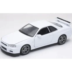 Nissan Skyline GT-R (R34) - Vit - 1:24 - Welly