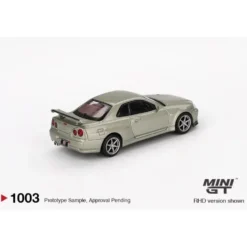 Nissan Skyline GT-R (R34) V-Spec II Nür - Millenium Jade - 1003 - Mini GT