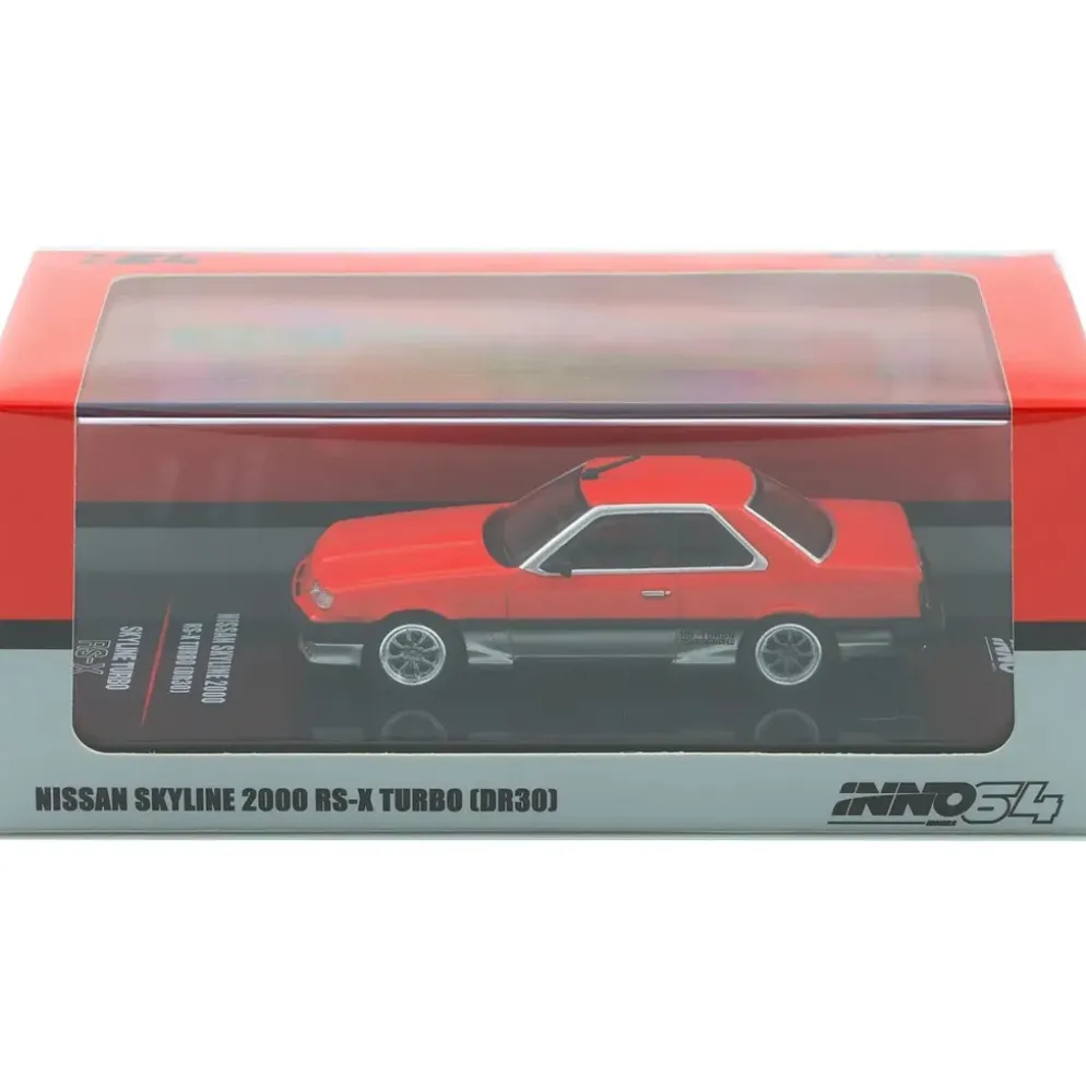 Nissan Skyline 2000 RS-X Turbo DR30 - Röd / Silver - Inno64